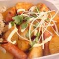 くっくのん's cooksnap of when they made じゃがいもとウインナーのオイケチャ炒め.