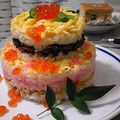 jun坊's cooksnap of when they made ケーキ風＊ちらし寿司.
