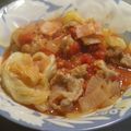 shibainu1's cooksnap of when they made キャベツと豚こま＆ベーコンの重ね煮.