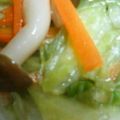 熊人すみこ's cooksnap of when they made レタス外葉としめじのマリネ.