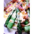 kajinのだんな's cooksnap of when they made 超簡単　アスパラのグラタン風.