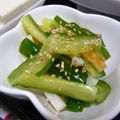ゆいランラン's cooksnap of when they made ★きゅうりのナムル★.