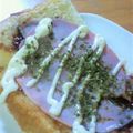 のじまさん's cooksnap of when they made ハムカツみたいな～トースト.