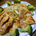 はやてもみじ's cooksnap of when they made 柔らかチーズピカタ☆簡単オーロラソース.