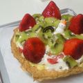 *ゆたぽん*'s cooksnap of when they made ひな祭りケーキ✿春爛漫！佐保姫の苺パイ✿.