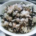 もるみん's cooksnap of when they made 梅かつおひじきチャーハン.