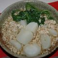 きょうこ＆優里's cooksnap of when they made かぶの煮物とりあんかけ.