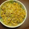 くまのブーフ's cooksnap of when they made 超低カロリー★キムチチャーハン！？風.