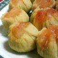 羽尼うに's cooksnap of when they made おせちに♪サツマイモとリンゴの茶巾とん♪.