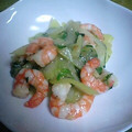 moet0429's cooksnap of when they made エビとセロリの中華風炒め.