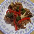 せつみか's cooksnap of when they made 豚肉とオクラ椎茸の炒め物.