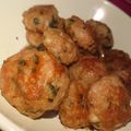 みき424's cooksnap of when they made 豚ミンチと大葉のつくね♪甘辛タレがからむ.