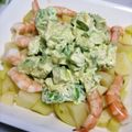 春小町's cooksnap of when they made ルクエで簡単♬アボガド海老ポテトサラダ♬.