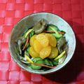 カルン's cooksnap of when they made 舞茸入りキューリとシラスの酢の物.
