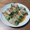 へろへろへ's cooksnap of when they made 包丁不要☆肉巻きサニーレタス.
