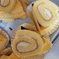 ハチ8コロ8's cooksnap of when they made ♪もちもちなロールケーキ♬.