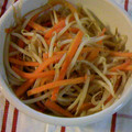 美羽07's cooksnap of when they made 人参ともやしのきんぴら.