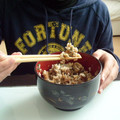 m posi's cooksnap of when they made ☆おせちの残りde　煮しめ丼☆.
