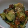 ポメリー's cooksnap of when they made きゅうりのたたき　梅かつお合え.