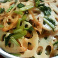 羽尼うに's cooksnap of when they made 蓮根とかぶの葉きんぴら.