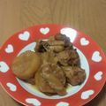 ☆ハニィ☆'s cooksnap of when they made 鶏肉と大根のピリ辛煮（圧力鍋使用）.