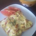 mizukitty's cooksnap of when they made 変身!?ポテサライタリアントースト.