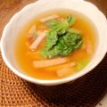 milestone★'s cooksnap of when they made 切って炒めて混ぜるだけ♪サラダ菜のスープ.