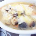サキチップ's cooksnap of when they made 鮭ときのこのグレービーグラタン.