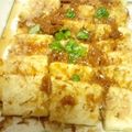 monchanママ's cooksnap of when they made ✿和風豆腐ｽﾃｰｷ～梅肉ポン酢ﾀﾚ～✿.