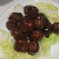 きらり流れ星's cooksnap of when they made もやし入り肉だんご☆黒酢あん.