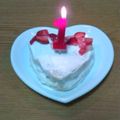 yuhinakoha's cooksnap of when they made 離乳食★1才のお誕生日ケーキ.