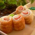 おしす's cooksnap of when they made お弁当に！かにかまちくわでクルクル♪.