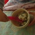 happyakubi's cooksnap of when they made マクロビ：玄米七草がゆ.