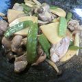 ケロのん's cooksnap of when they made コッテリ美味い♪鶏とたけのこの中華炒め.
