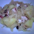 みずたぬき's cooksnap of when they made タコとジャガイモのにんにく炒め.