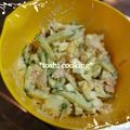 toshi♫'s cooksnap of when they made きゅうりとツナの卵サラダ.