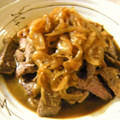 こうまさmam's cooksnap of when they made 柔らかステーキ～和風玉ねぎソース～.