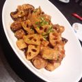 こにゃんた's cooksnap of when they made デパ地下風？豚*レンコン*椎茸の黒酢炒め.