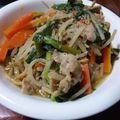 みー３２'s cooksnap of when they made パワーがつく～！豚のスタミナ焼き肉.
