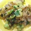 sonop's cooksnap of when they made 簡単★セロリと豚肉の塩こしょう炒め.
