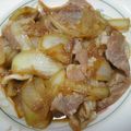 太郎と花子と私's cooksnap of when they made おろし玉ねぎが隠し味！豚肉の生姜焼き.