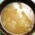 ３びきの子ぶたのまま's cooksnap of when they made 1手間で♫白菜のお味噌汁に格段のコク！！.