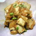 ３びきの子ぶたのまま's cooksnap of when they made 厚揚げのピリ甘辛炒め.