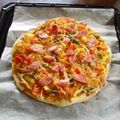 belg's cooksnap of when they made 【Pizza】盛り上る生地厚ふんわりピザ.
