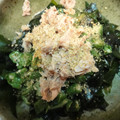 波乱万嬢's cooksnap of when they made わかめとオクラのごま油和え.
