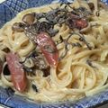 CoffeeCoco's cooksnap of when they made 和風～☆秋のカルボナーラ.