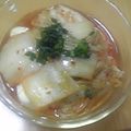 はまっちょ25's cooksnap of when they made 豆腐にキムチのっけてチン♪.