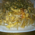 mogurano's cooksnap of when they made もやしと油揚げのおかか炒め.