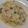 乙女チック's cooksnap of when they made 簡単ツナクリームパスタ.