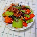 kmukuchap's cooksnap of when they made 豚肉とチンゲンサイのコチュジャン炒め.